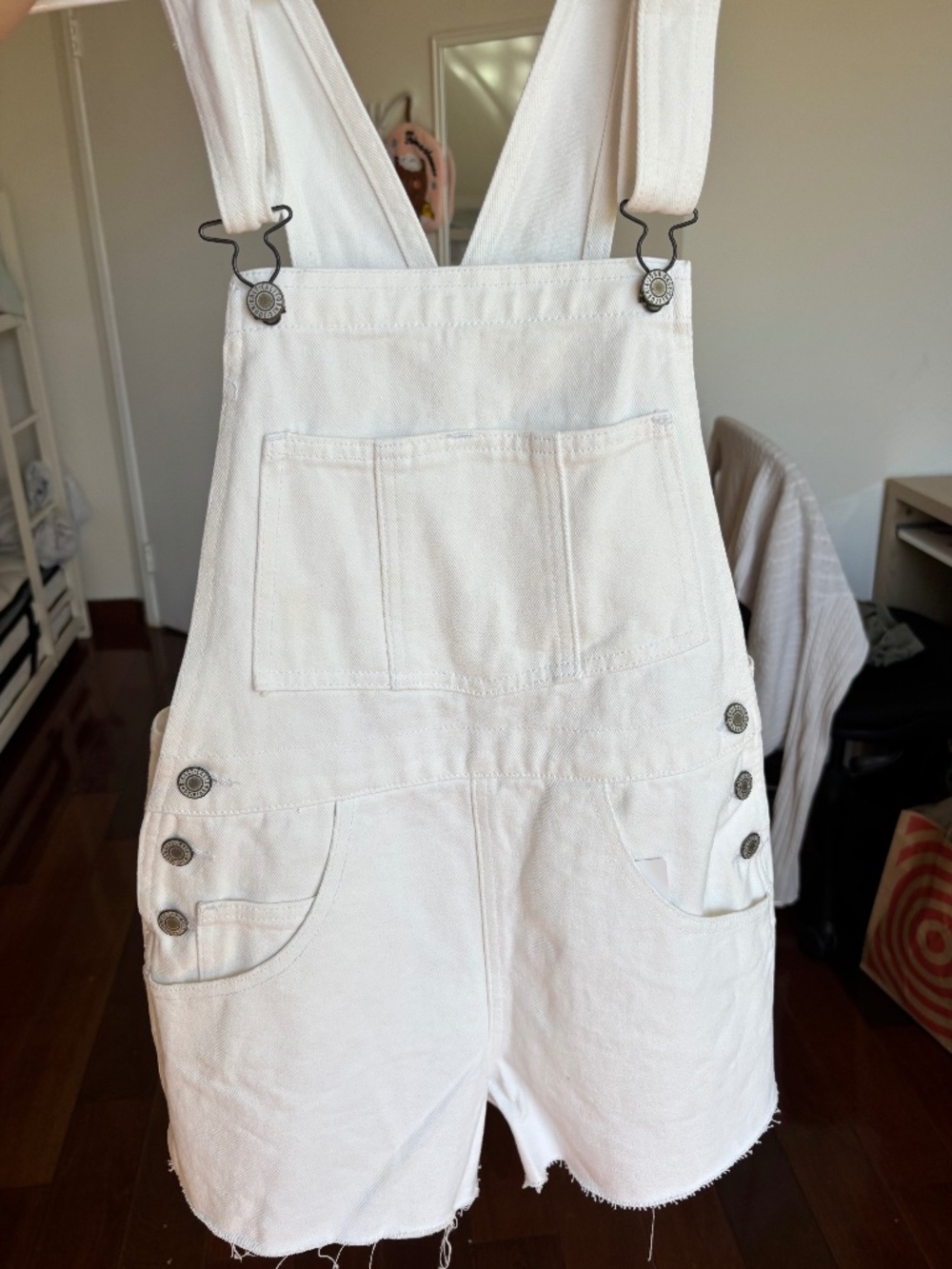 Brandy Melville White Denim Overalls NWT (New With Tags)